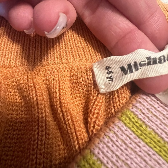 Misha and Puff orange knit pima cotton youth skirt girls size 4/5 years - Picture 4 of 5